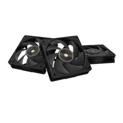 Вентилятор в корпус ASUS PROART PF120 FAN PWM BLACK 3IN1 черный, 120x120x28 мм, 3000 об/мин, 39 дБ, 4 pin