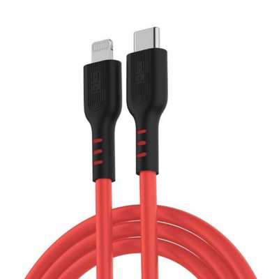 Кабель USB ZMI GL870 Type-C to Lightning silicone Cable 1m красный