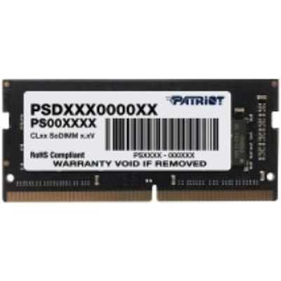 Оперативная память Patriot Signature, DDR4, 16GB (1x16 GB), 3200 MHz, CL22, SO-DIMM