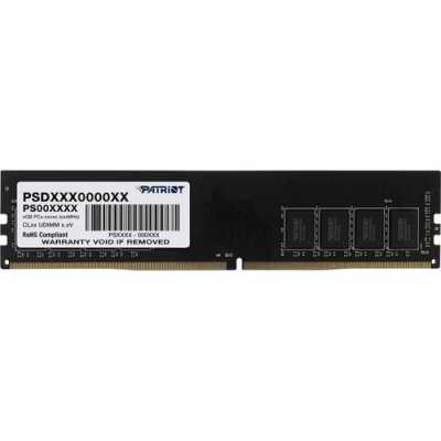 Оперативная память Patriot Signature, DDR4, 32GB (1x32 GB), 2666 MHz, CL19, DIMM