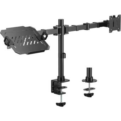 Кронштейн для монитора/ноутбука Cactus CS-VM-LH24-BL черный 17"-35" макс.20кг настольный поворот и наклон