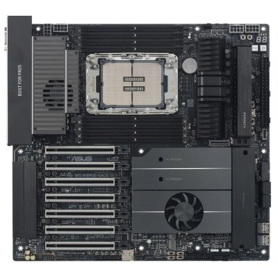 Серверная материнская плата ASUS PRO WS W890E-SAGE SE, LGA 4710-2, Intel W890, 8xDDR5, 4xSATA, 4xM.2, 7xPCIe 5.0 x16, 1xVGA, 2x10Gb LAN, IPMI, 2xUSB-C 40Gbps (USB4 / Gen3x2), 6xUSB-A 10Gbps, 2x3.5 мм, 7.1, EEB