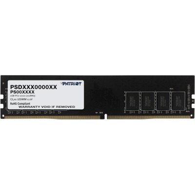 Оперативная память Patriot Signature, DDR4, 8GB (1x8 GB), 3200 MHz, CL22, DIMM