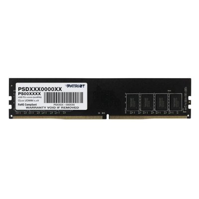 Оперативная память Patriot Signature, DDR4, 8GB (1x8GB), 3200 MHz, CL22, без радиатора, SO-DIMM