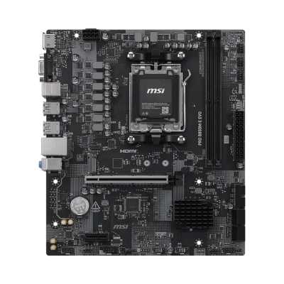 Материнская плата MSI PRO B850M-E EVO B850, AM5, 2*DDR5, 1*PCIEx16, 1*PCIEx1, 1*M.2, 6*USB3.2Gen1, 6*USB2.0, 4*SATA3.0, 2.5G, VGA, HDMI, M-ATX, RTL