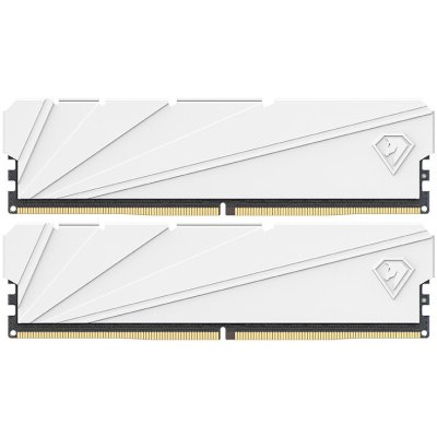Оперативная память NETAC, DDR4, 16GB (2x8GB), 3200MHz, CL16, DIMM, с радиатором, белый