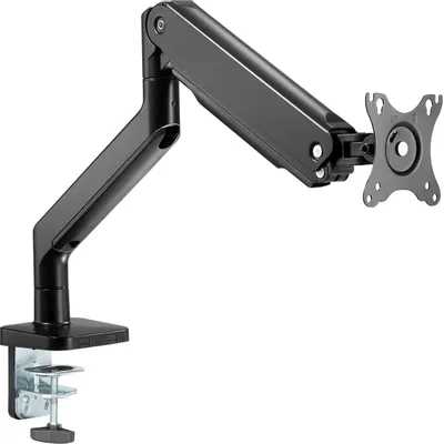 Кронштейн для мониторов Ultramounts UM730 черный 17"-45" макс.16кг крепление к столешнице поворот и наклон