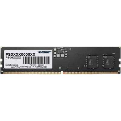 Оперативная память Patriot Signature, DDR5, 16GB (1x16 GB), 4800 MHz, CL40, DIMM