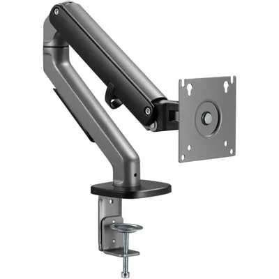 Кронштейн для мониторов Ultramounts UM734BL серый/черный 17"-27" макс.7кг крепление к столешнице поворот и наклон