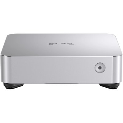 Мини ПК Acer Gadget E10 ETBox1 i5 13500H (2.6) 16Gb SSD 512Gb UHDG Win 11Pro 2x2.5GbitEth WiFi BT 120W серебристый/черный