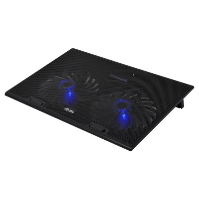 Подставка для ноутбука Digma D-NCP170-2 17"390x270x27мм 2xUSB 2x 150ммFAN 600г черный
