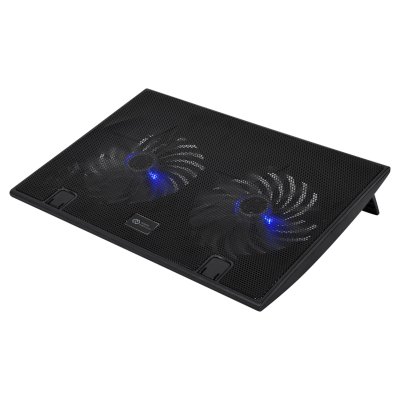 Подставка для ноутбука Digma D-NCP170-2H 17"290x270x25мм 2xUSB 2x 160ммFAN 700г черный
