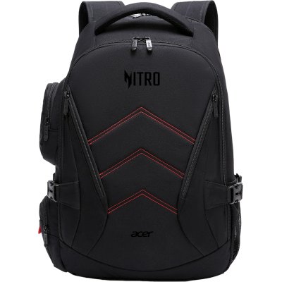 Рюкзак для ноутбука 15.6" Acer Nitro OBG313 черный/красный полиэстер (ZL.BAGEE.00G)
