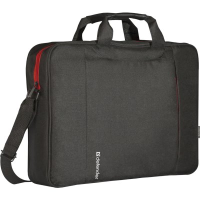 Сумка для ноутбука Defender Geek 15.6" черный, карман