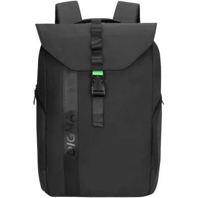Рюкзак для ноутбука 15.6" Digma Lifestyle L1 черный полиэстер (DGbP15L1BK)