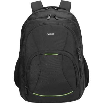 Рюкзак для ноутбука 15.6" Digma Stash S1 черный полиэстер (DGbP15S1BK)