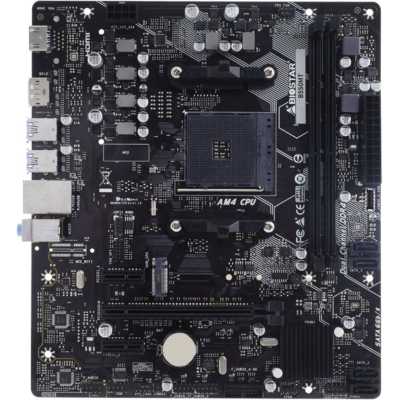 Материнская плата Biostar B550MT, AM4, AMD B550, 2xDDR4, 4xSATA, 1xM.2, 1xPCIe 4.0 x16, 2xPCIe 3.0 x1, 1xDP, 1xHDMI, 1xRJ45, 4xUSB-A 5Gbps, 2xUSB-A, 3x3.5 мм, 7.1, mATX