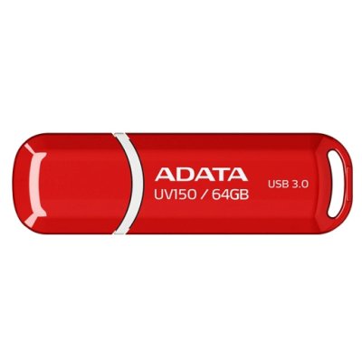 Флеш Диск A-Data 64Gb DashDrive UV150 AUV150-64G-RRD USB3.0 красный