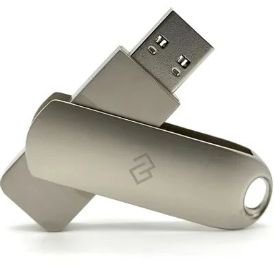 Флешка USB Digma DRIVE3 (DGFUM032A30SR), 32Gb, USB 3.0, R/W 70/30, серебристый