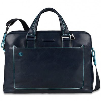 Сумка для ноутбука Piquadro Blue Square CA2765B2/BLU2 синий натур.кожа