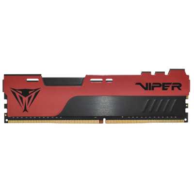Оперативная память Patriot Viper Elite II, DDR4, 16GB (1x16 GB), 3200 MHz, CL18, DIMM, радиатор, красный, черный