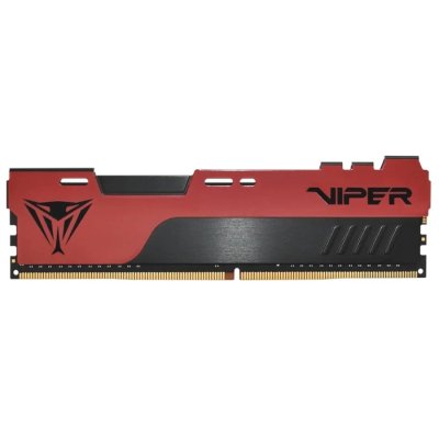 Оперативная память Patriot Viper Elite II, DDR4, 32GB (1x32 GB), 3200 MHz, CL18, DIMM, радиатор, красный, черный