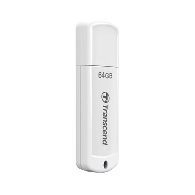 Флеш Диск Transcend 64Gb Jetflash 370 TS64GJF370 USB2.0 белый