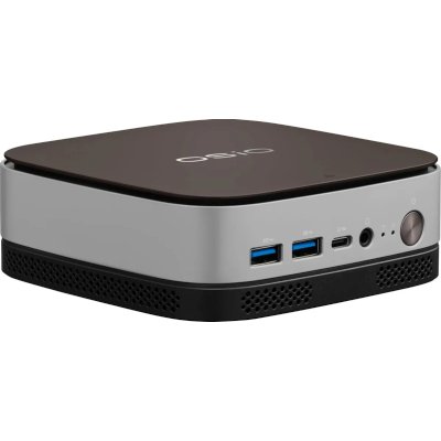 Мини ПК Osio BaseLine B51i-017 i5 1235U (1.3) 16Gb SSD 512Gb Iris Xe Win 11Pro 64 GbitEth WiFi BT 59.85W коричневый/серебристый
