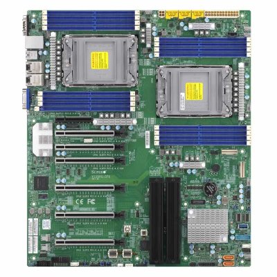 Материнская плата серверная Supermicro X12DPG-QT6-B, сокет LGA4189, чипсет Intel C621A, 16xDDR4 ECC, 6xPCIe 4.0 x16, 1xPCIe x8, 2xM.2, 10xSATA-III, 2x10 Gigabit Ethernet, 3xUSB 3.1, USB Type-C, VGA, COM, Enhanced E-ATX