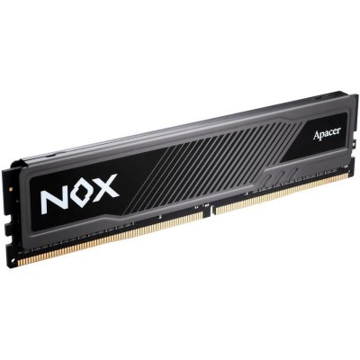 Оперативная память Apacer Nox, DDR4, 8GB (1x8GB), 3200MHz, UDIMM, CL16, с радиатором, серый