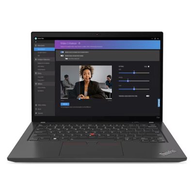 Ноутбук Lenovo ThinkPad T14 Gen 4 i7-1355U 16Gb SSD 512Gb Intel UHD Graphics 14 WUXGA IPS TS Cam 39.3Вт*ч Win11Pro(ENG) KBD RU\ENG Черный 21HD0077US