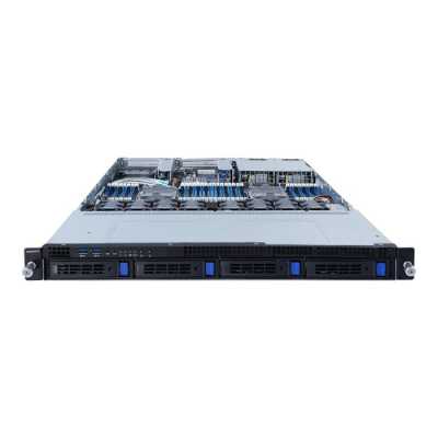Серверная платформа Gigabyte R182-340 (rev. 100) 1U, 4x3.5"; SAS/SATA, 2xXeon® Scalable Gen3, 32xDIMM, 2x1Gb/s (Intel® I350-AM2), 2xPCIE x16,1xOCP 3.0, 1xOCP 2.0, 2x1300W, 6NR182340MR-00-xxx (600174)