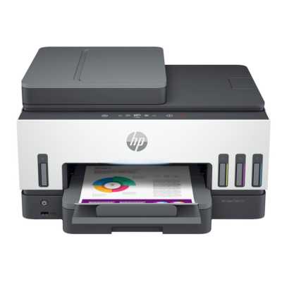 МФУ струйное HP Smart Tank 790 (4WF66A), A4, цветной, печ. до 15 стр/мин. (ч/б) до 9 стр/мин. (цвет), 1200 x 1200 dpi (ч/б печать, скан.) 1200 x 4800 dpi (цвет), USB, Wi-Fi, BlueTooth, Air Print, Mopria