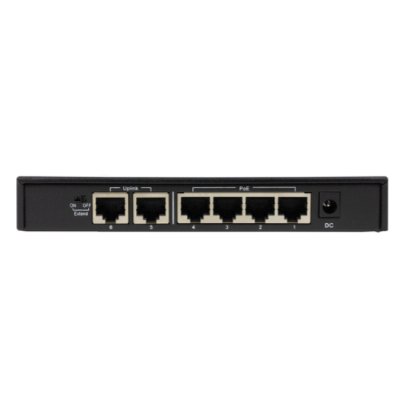 Коммутатор неуправляемый PoE ORIGO OS1206P/60W/A1A 4x100Base-TX PoE+, 2x100Base-TX, PoE-бюджет 60 Вт, корпус металл