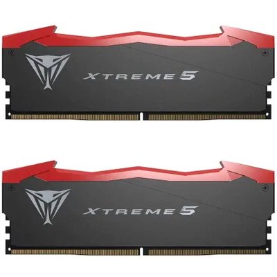 Оперативная память Patriot Viper Xtreme 5, DDR5, 48GB (2x24GB), 8200MHz, CL38, DIMM, с радиаторами, черный