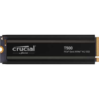 Накопитель SSD Crucial T500 2Tb PCIe Gen4 NVMe M.2 SSD with heatsink CT2000T500SSD5