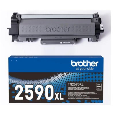 Картридж лазерный Brother TN-2590XL черный (3 000 стр.) для Brother DCP-L2600/DCP-L2622/DCP-L2640/HL-L2402/HL-L2442/HL-L2460