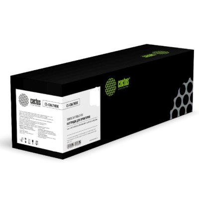 Картридж лазерный Cactus CS-C067HBK 067HBK черный (3130стр.) для Canon i-SENSYS LBP631Cw/LBP633Cdw/MF651Cw/MF655Cdw/MF657Cdw