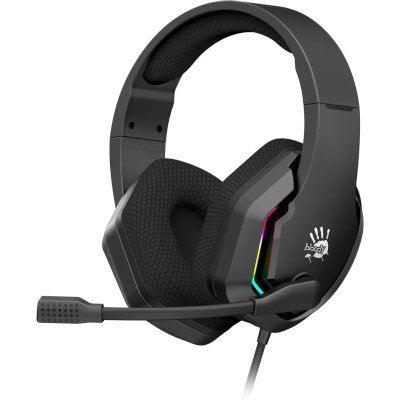 Гарнитура Bloody G260P чёрный, проводная, подсветка