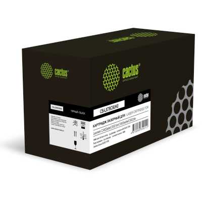 Картридж лазерный Cactus CS-LX78C5UK0 78C5UK0/78C5UKE черный (10500 стр.) для Lexmark CX622ade/CS521dn/CX625adhe/CS622de с чипом