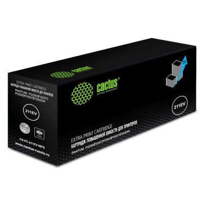 Картридж лазерный Cactus CS-PC-211EV-MPS черный (6000 стр.) для Pantum P2200/P2207/P2500/P2507/P2500W/M6500/M6550/M6607