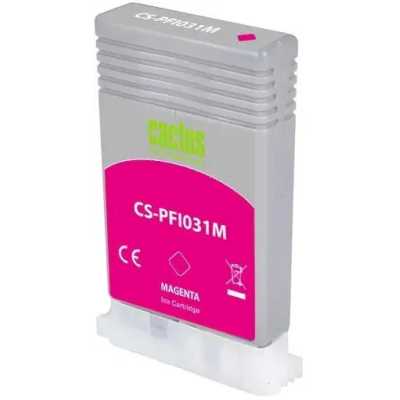 Картридж струйный Cactus CS-PFI031M PFI-031M пурпурный (55мл) для Canon imagePROGRAF TM-240/340