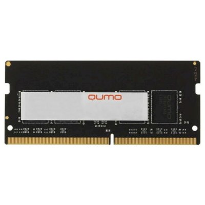 Оперативная память Qumo, DDR4, 8GB (1x8GB), 3200 MHz, CL22, без радиатора, SO-DIMM (INTEL Only)