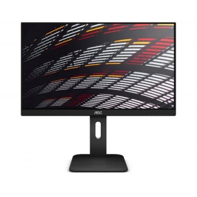 Монитор 23.8" AOC 24P1 IPS 1920x1080, 76 Гц, 5 мс, 16:9, 250 кд/м², HDMI, DisplayPort, DVI-D, VGA, Flicker Free, Low Blue Light, черный