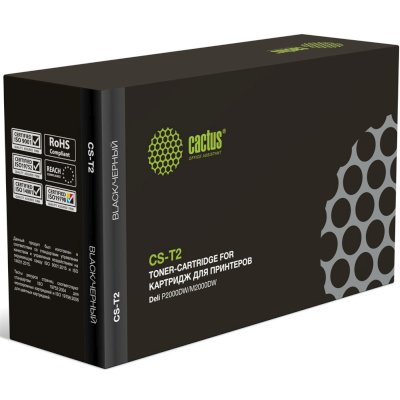 Картридж лазерный Cactus CS-T2 (T2) черный (4500 стр.) для Deli P2000DW/M2000DW