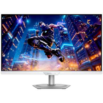 Монитор 27" Gigabyte M27UP ICE IPS 3840x2160, 160 Гц, 1 мс (GtG), 16:9, 350 кд/м², 2xHDMI 2.1, DP 1.4, USB-C (18 Вт), USB Hub (4x USB 3.2), 3.5 Jack, DisplayHDR 400, FreeSync Premium, G-Sync Compatible, динамики (2x5 Вт), VESA 100x100, белый