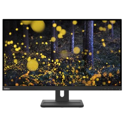 Монитор 27" Lenovo ThinkVision E27q-20 черный IPS 4ms 16:9 HDMI M/M матовая HAS Pivot 350cd 178гр/178гр 2560x1440 DisplayPort Ultra HD 2K (1440p) 6.6кг