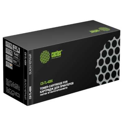 Картридж лазерный Cactus CS-TL-420X TL-420X черный (6000 стр.) для Pantum P3010D/P3010DW/P3300D/P3300DN/P3300DN(RU)/P3300DW