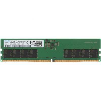 Оперативная память Samsung 16GB DDR5 5600 UDIMM Desktop Non-ECC,CL46, 1.1V, 1Rx8, Bulk
