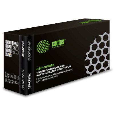 Картридж лазерный Cactus CSP-CF259X черный (10000 стр.) для HP LJ M304/M404/MFP M428